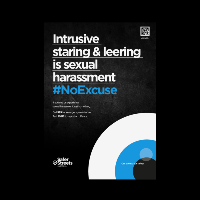 Safer Streets Liverpool digital marketing solutions campaign poster